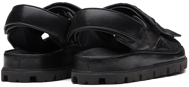 (W) 프라다 패딩 나파 가죽 샌들 '블랙' 1X721M_038_F0002_F_020 Shop (W) 프라다 패딩 나파 가죽 샌들 '블랙' 1X721M_038_F0002_F_020