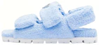 Buy (Women) Prada Velcro Flat Sandals 'Blue Towel' 1X737M_H39_F0076_F_D020