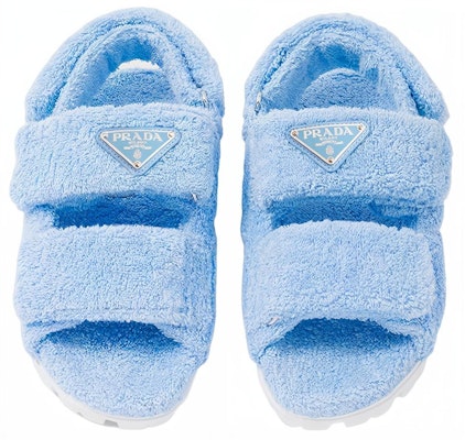 (W) Sandal Rata Velcro Prada 'Tuala Biru' 1X737M_H39_F0076_F_D020 Lookbook (W) Sandal Rata Velcro Prada 'Tuala Biru' 1X737M_H39_F0076_F_D020