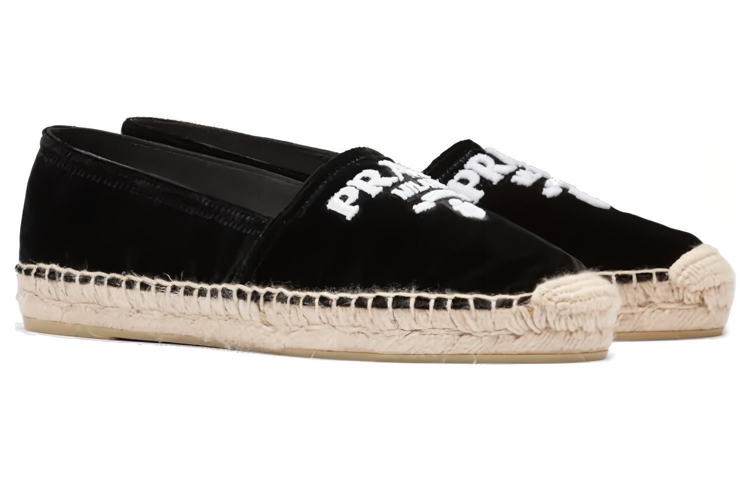 (W) Prada Velvet 'Black Casual Espadrille' 圖 2