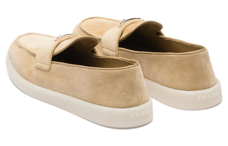 (W) Prada Velvet Round-Toe 'Beige' 圖 4