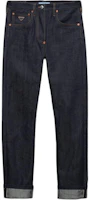 Order (W) PRADA 洗水拉鍊深藍牛仔褲 女裝 GFP516-15C8-F0008-S-OOO
