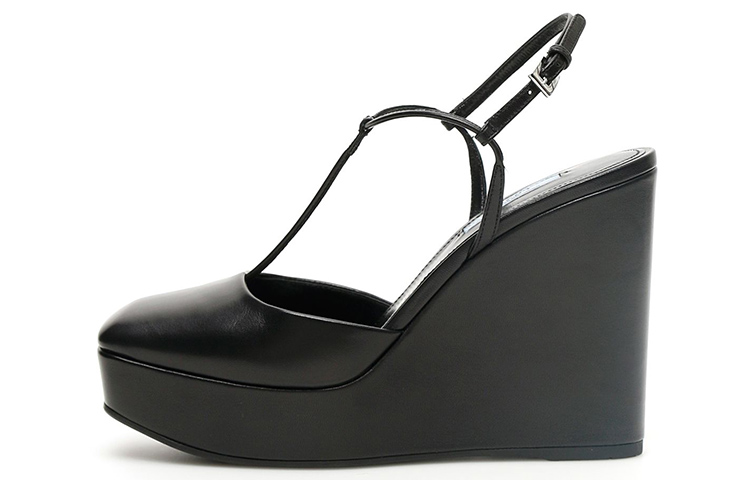 (Women) Prada Wedge Sandals 'Black' 1IZ037_069_F0002_F_115