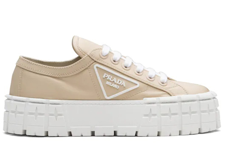 (W) Prada Wheel Nylon Gabardine Low-Top 'Desert Beige' 圖 2