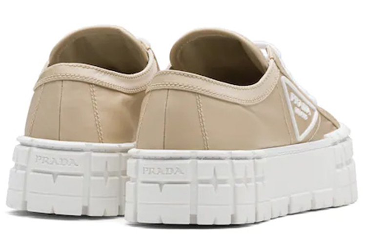 (W) Prada Wheel Nylon Gabardine Low-Top 'Desert Beige' 圖 4