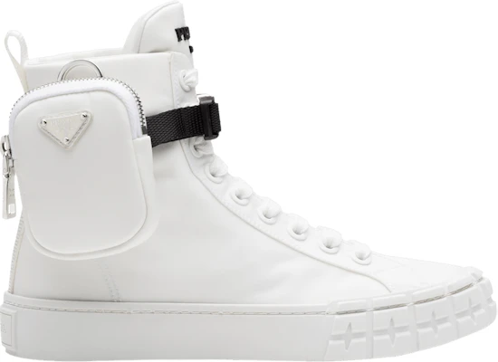 (W) Prada Wheel Re-Nylon Gabardine High ''Zip-Pouch - Wit'' 1T551M-1YFL-F0009 Buy (W) Prada Wheel Re-Nylon Gabardine High ''Zip-Pouch - Wit'' 1T551M-1YFL-F0009