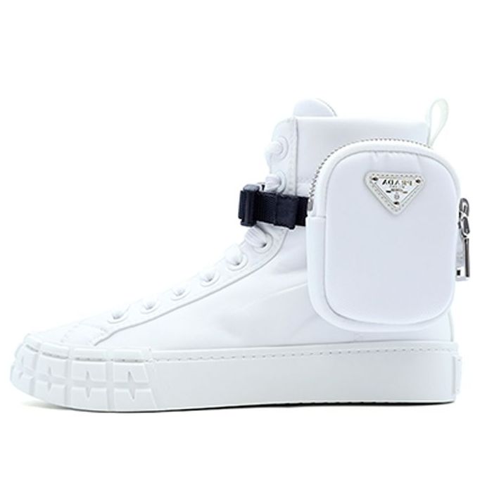(W) Prada Wheel Re-Nylon High 'White'