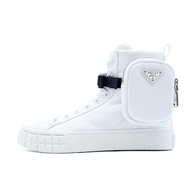 (W) Prada Wheel Re-Nylon High 'White'