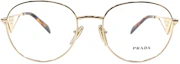 Lookbook (Women) PRADA Women Holiday Edition Round Optical Glasses Frames VPRA50-ZVN-1O1