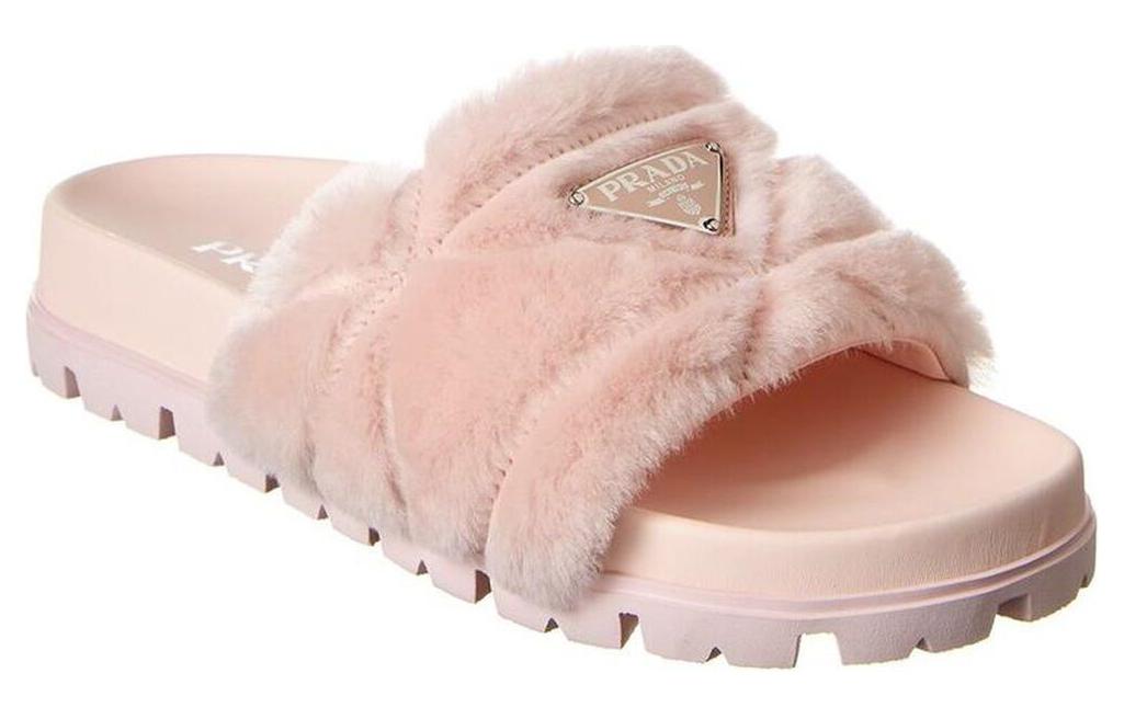 (W) Prada Wool Slippers 'Pink' 圖 3