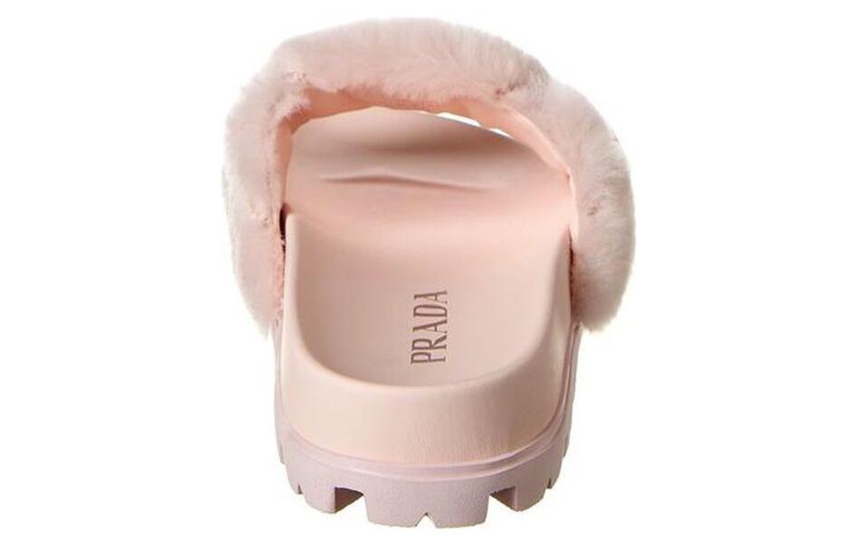(W) Prada Wool Slippers 'Pink' 圖 4