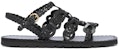 (W) Sandal Kulit Anyaman Prada 'Hitam' 1X186M_027_F0002_F_A015