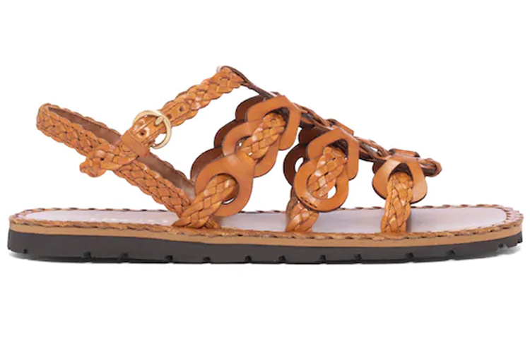Order (W) Sandales Prada en Cuir Tressé ''Marron'' 1X186M_027_F0046_F_A015