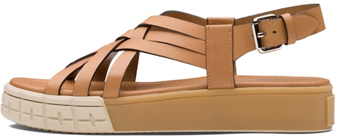 (Women) Prada Woven Leather Sandals 'Brown' 1X957L_248_F0018_F_030 (Women) Prada Woven Leather Sandals 'Brown' 1X957L_248_F0018_F_030