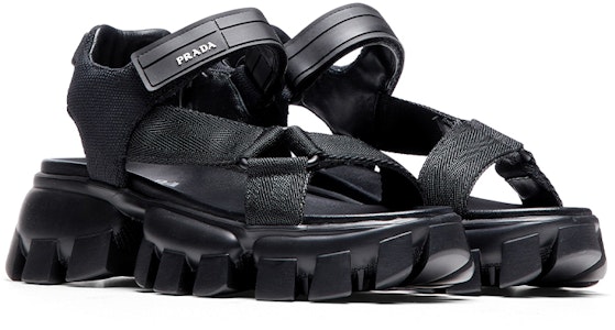 (W) 普拉达运动编织尼龙带凉鞋“黑色” 1X037M_3L74_F0002_F_050 Lookbook (W) 普拉达运动编织尼龙带凉鞋“黑色” 1X037M_3L74_F0002_F_050