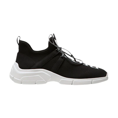 (W) Prada XY Knit Sneaker 'Black White'