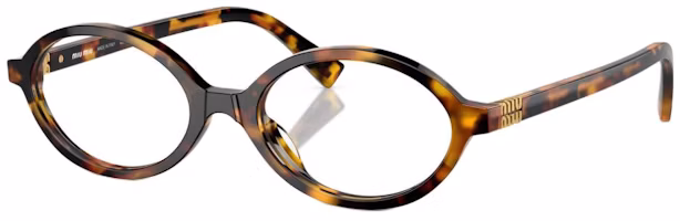 Order (W) MIU MIU 咖啡色橢圓醋酸光學眼鏡 視力眼鏡 0MU01XV-VAU1O1