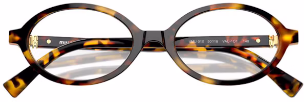 Details for (W) MIU MIU 咖啡色橢圓醋酸光學眼鏡 視力眼鏡 0MU01XV-VAU1O1