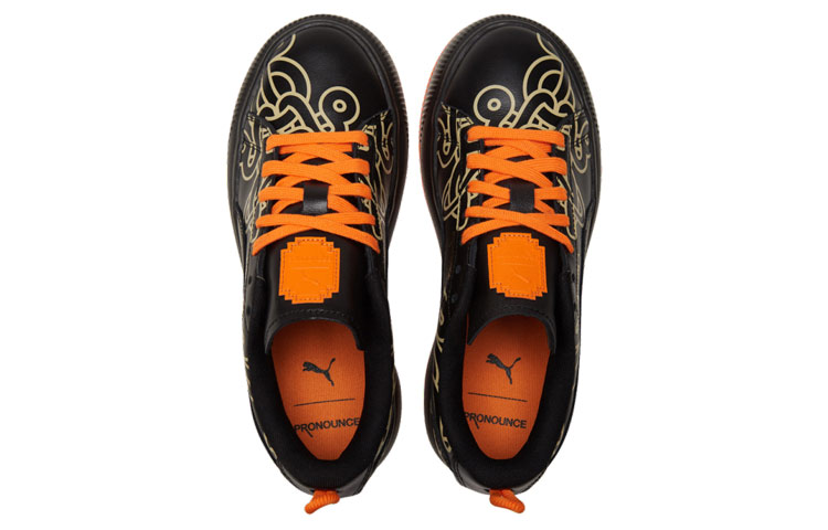 Purchase （女性）Pronounce x 酷瑪 Suede Mayu '黑橙色' 381262-01