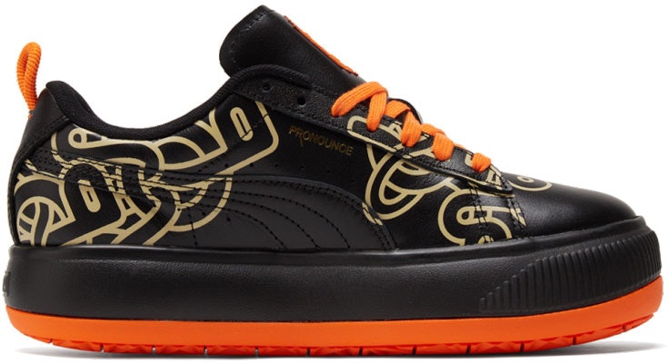 (Women) Pronounce x Puma Suede Mayu 'Black Orange' 381262-01 Order (Women) Pronounce x Puma Suede Mayu 'Black Orange' 381262-01