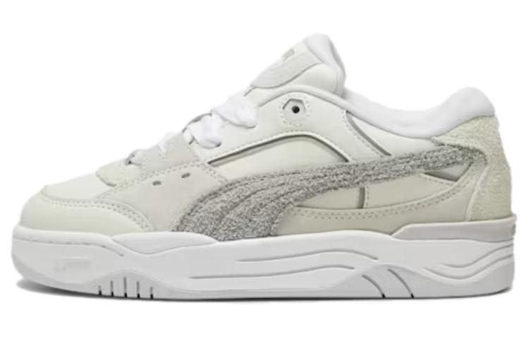 (Women) Puma 180 PRM Low-Top Skate Shoes Grey Durable & Breathable Sneakers 393764-04