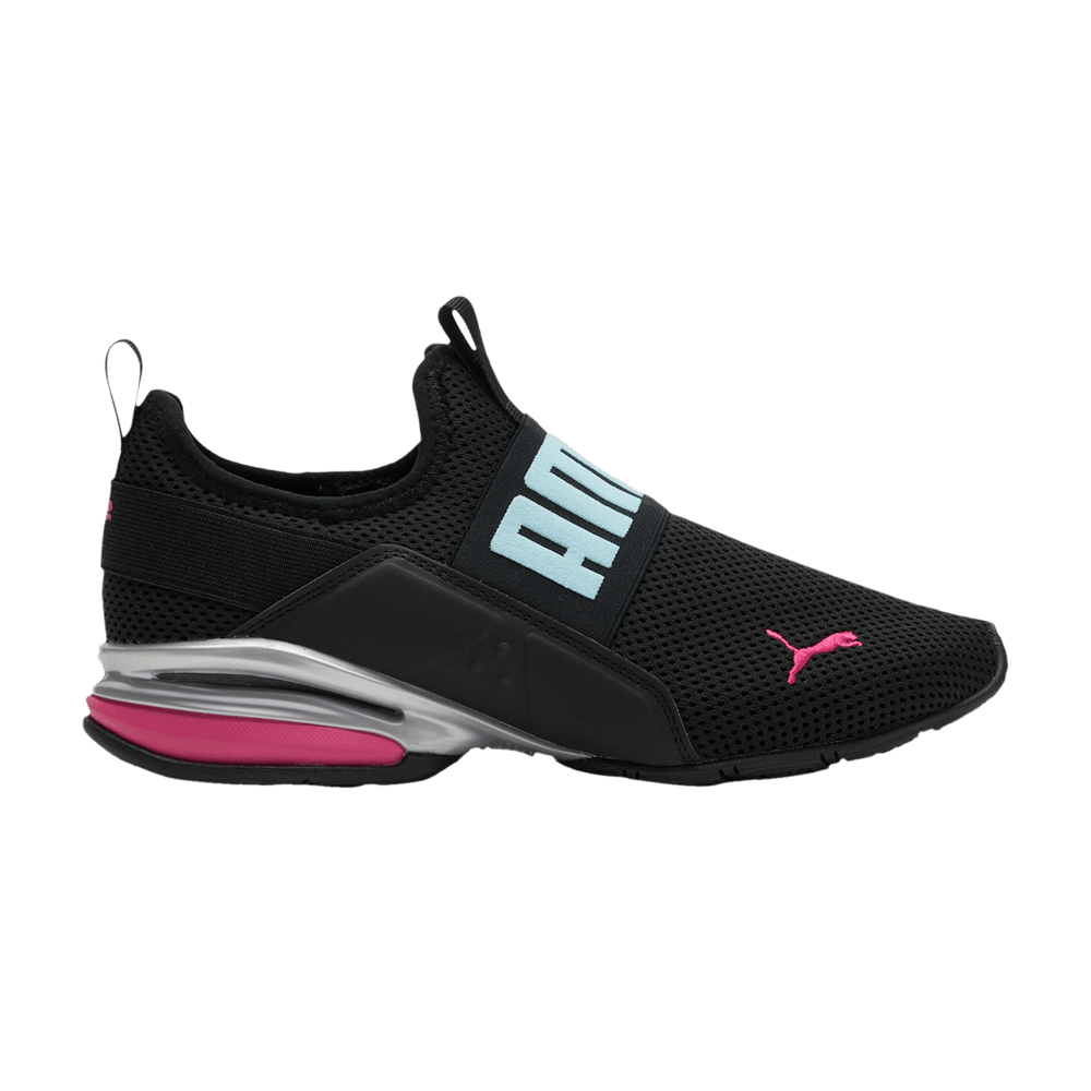 (Women) Puma  Axelion Slip-On 'Black Bright Rose'  377543-01