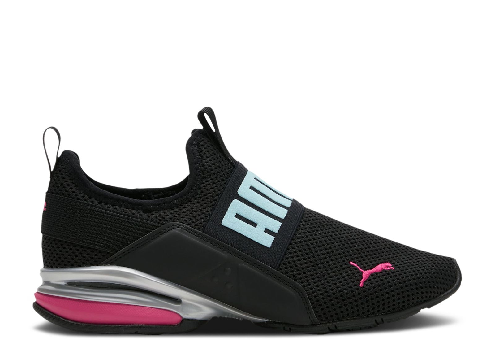 (Women) Puma  Axelion Slip-On 'Black Bright Rose'  377543-01