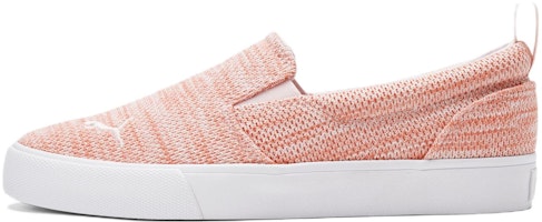 (Women) Puma Bari Slip-On Knit 'Rosette' 387296-01 (Women) Puma Bari Slip-On Knit 'Rosette' 387296-01