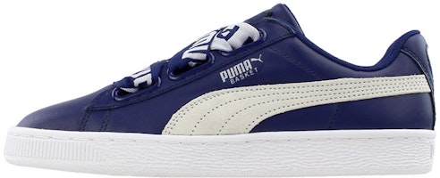 (Women) Puma Basket Heart DE 'Blue Depths' 364082-02 (Women) Puma Basket Heart DE 'Blue Depths' 364082-02