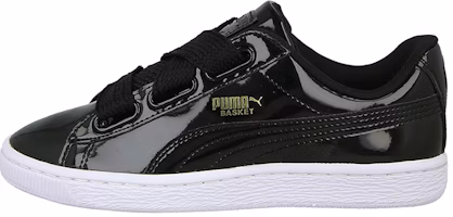 (Women) Puma Basket Heart Patent 'Black' 363073-01 (Women) Puma Basket Heart Patent 'Black' 363073-01