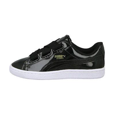 (W) Puma Basket Heart Patent 'Black'