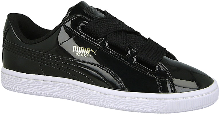 (Women) Puma Basket Heart Patent 'Black' 363073-01 Lookbook (Women) Puma Basket Heart Patent 'Black' 363073-01