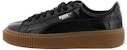 (W) Puma Basket Platform 'Hitam Patent' 363314-08