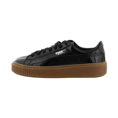 (W) Puma Basket Platform 'Black Patent'