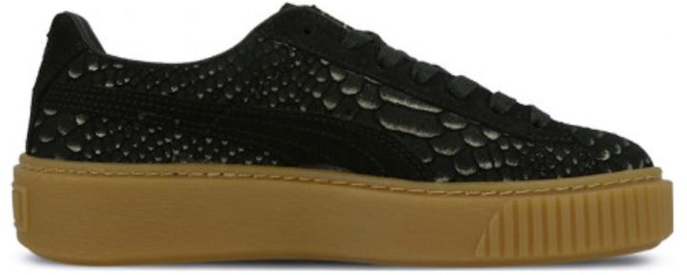 (W) Puma Basket Platform Piel Exótica 'Negro' 363377-01 Order (W) Puma Basket Platform Piel Exótica 'Negro' 363377-01