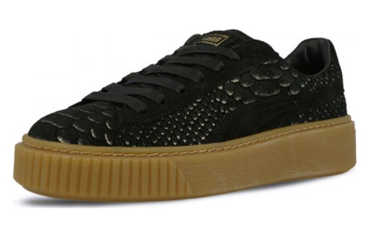 Lookbook (W) Puma Basket Platform Exotic Skin ''Noir'' 363377-01