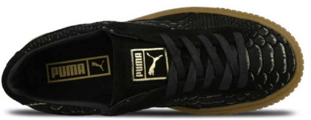 (W) Puma Basket Platform Piel Exótica 'Negro' 363377-01 Purchase (W) Puma Basket Platform Piel Exótica 'Negro' 363377-01
