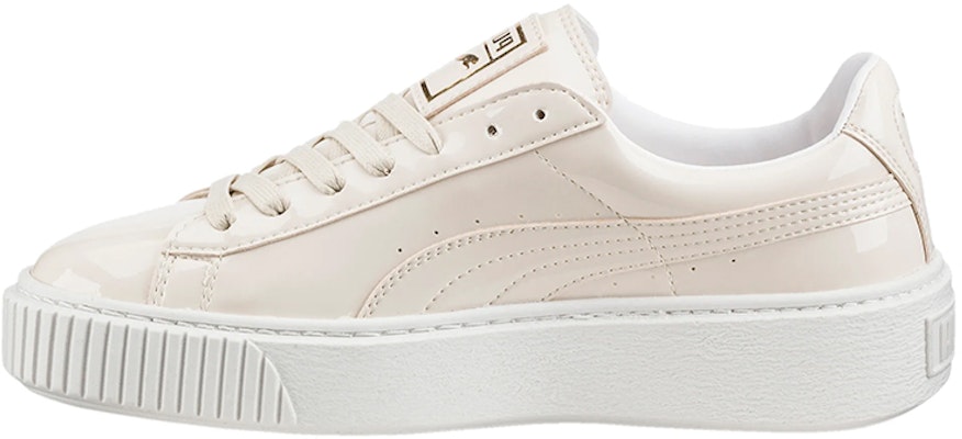 (Women) Puma Basket Platform Patent Leather 'Beige' 363314-02 Order (Women) Puma Basket Platform Patent Leather 'Beige' 363314-02