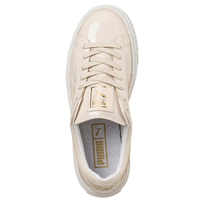 (W) Puma Basket Platform Kulit Patent 'Beige' 363314-02 Shop (W) Puma Basket Platform Kulit Patent 'Beige' 363314-02