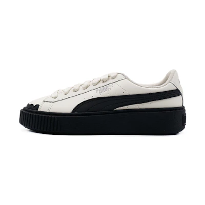 (W) Puma Basket Platform Scallop 'White'