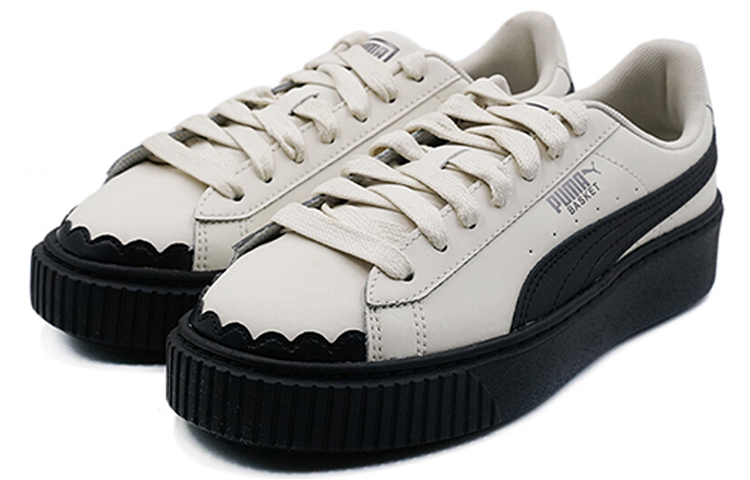 Lookbook (W) Puma Basket Platform Scallop ''Weiß'' 366723-04