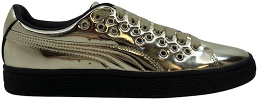 (Women) Puma Basket XL Lace Metal 'Gold' 364536-03 (Women) Puma Basket XL Lace Metal 'Gold' 364536-03