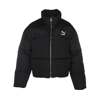 (Women) PUMA Black Casual Warm Long-Sleeve Down Jacket. 623601-01