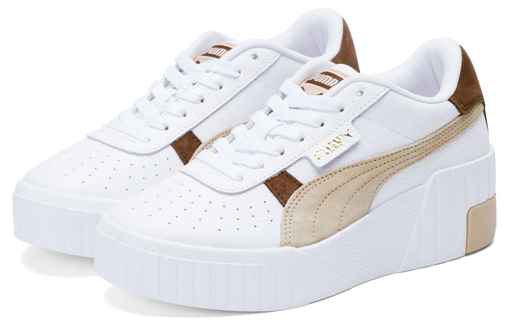 Lookbook (W) Puma Cali Wedge Mix ''Weiß Kastanienbraun'' 373906-11