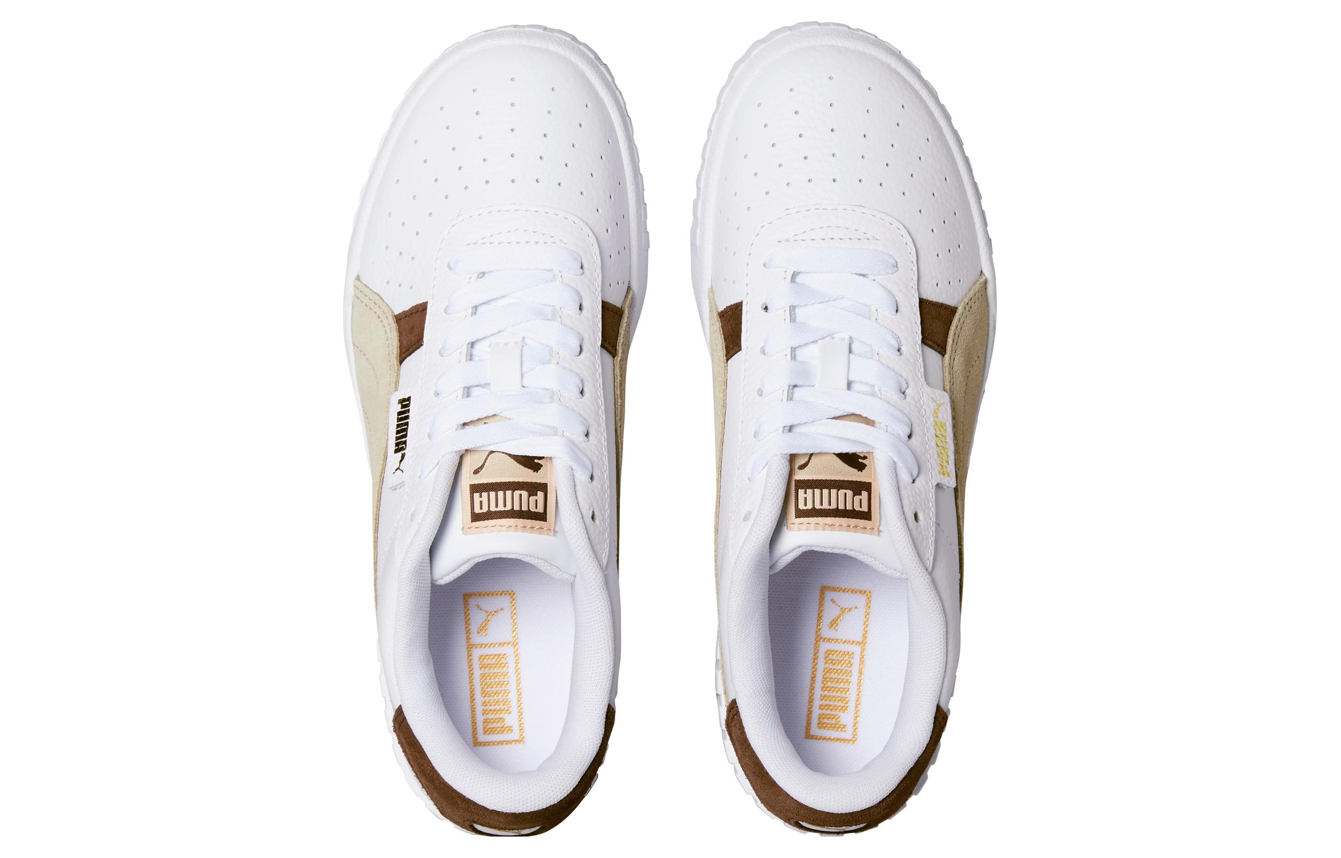 Shop (W) Puma Cali Wedge Mix ''Weiß Kastanienbraun'' 373906-11