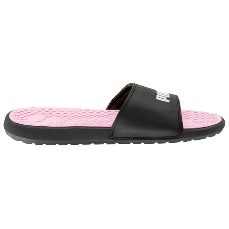 Order (Women) Puma  Cool Cat Slides 'Black Pale Pink'  371013-03
