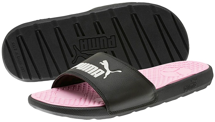 (Women) Puma Cool Cat Slides 'Black Pale Pink' 371013-03 Purchase (Women) Puma Cool Cat Slides 'Black Pale Pink' 371013-03