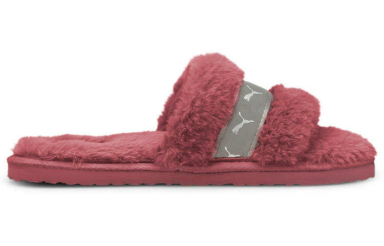 Order （女款）Puma Fluff Remix 拖鞋 'Mauvewood Silver' 385240-05