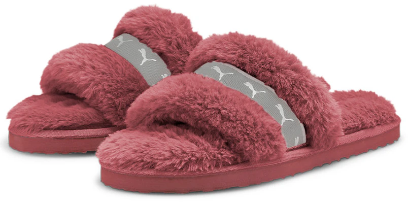 (女款)Puma Fluff Remix 拖鞋 'Mauvewood Silver' 385240-05 Lookbook (女款)Puma Fluff Remix 拖鞋 'Mauvewood Silver' 385240-05
