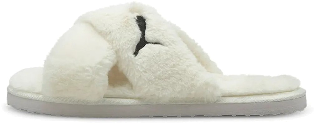 (Women) Puma Fluff X Strap Slide 'Whisper White' 384936-02 Buy (Women) Puma Fluff X Strap Slide 'Whisper White' 384936-02